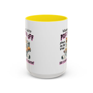 Funny Cat Mug - "Piss You Off" Coffee Cup for Cat Lovers
