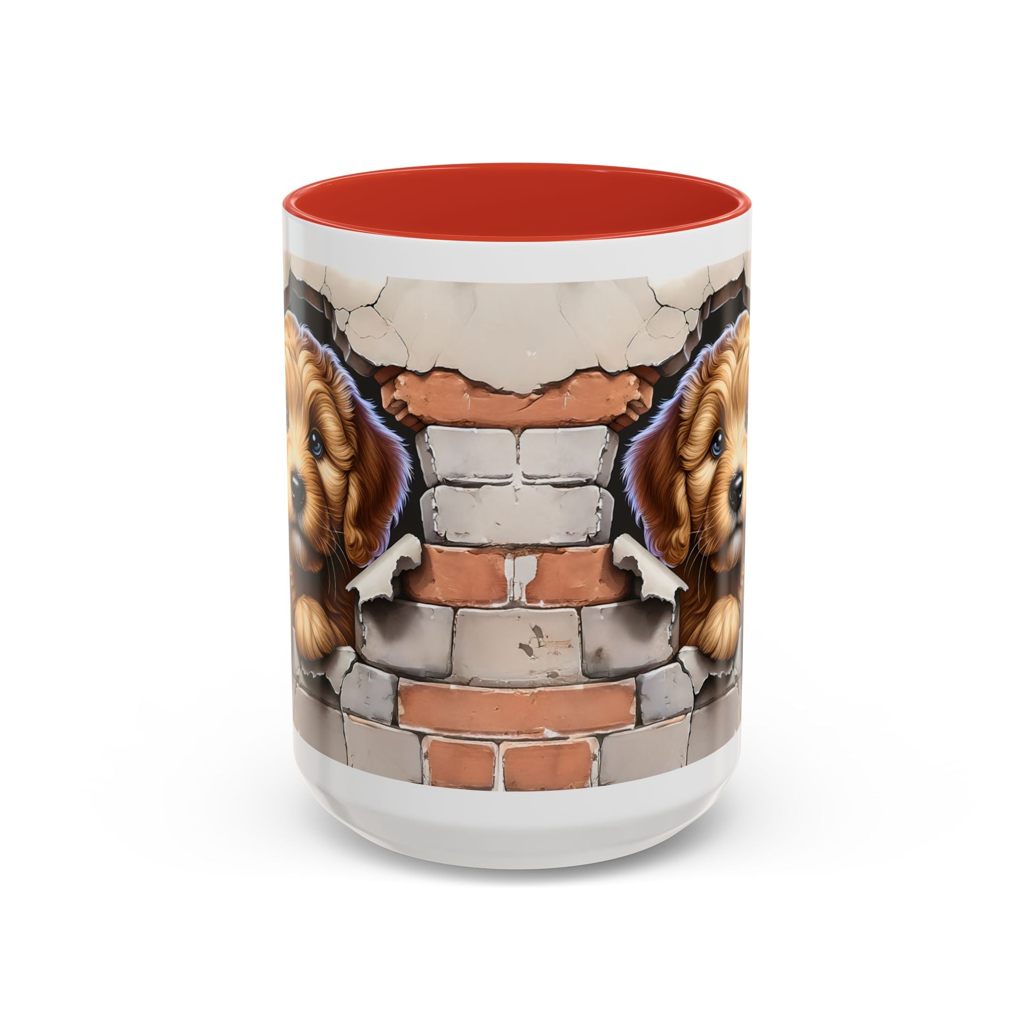 Cute Dog Accent Coffee Mug - Perfect Gift for Pet Lovers, Animal Lovers, Home Decor, Coffee Lovers, Unique Kitchenware