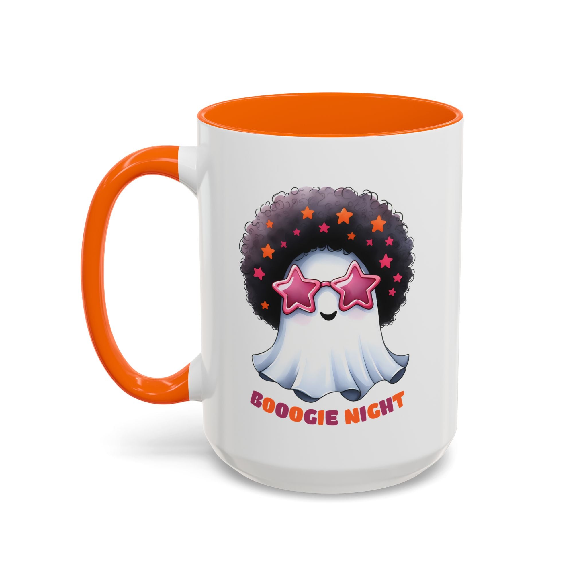 Groovy Ghost Coffee Mug - Fun, Whimsical Mug for Halloween, Parties, Gift for Friends, Unique Home Decor, Boogie Night