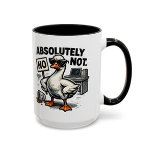 Sassy Coffee Mug, Humorous Gift for Geese Lovers, Fun Office Desk Decor, Funny Animal Cup, Quirky Kitchenware
