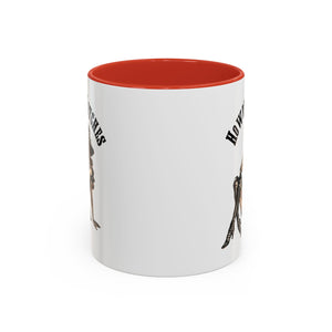 Howdy Witches Coffee Mug - Spooky Halloween Mug, Gift for Witches, Witchy Decor, Gothic Coffee Cup, Skeleton Design
