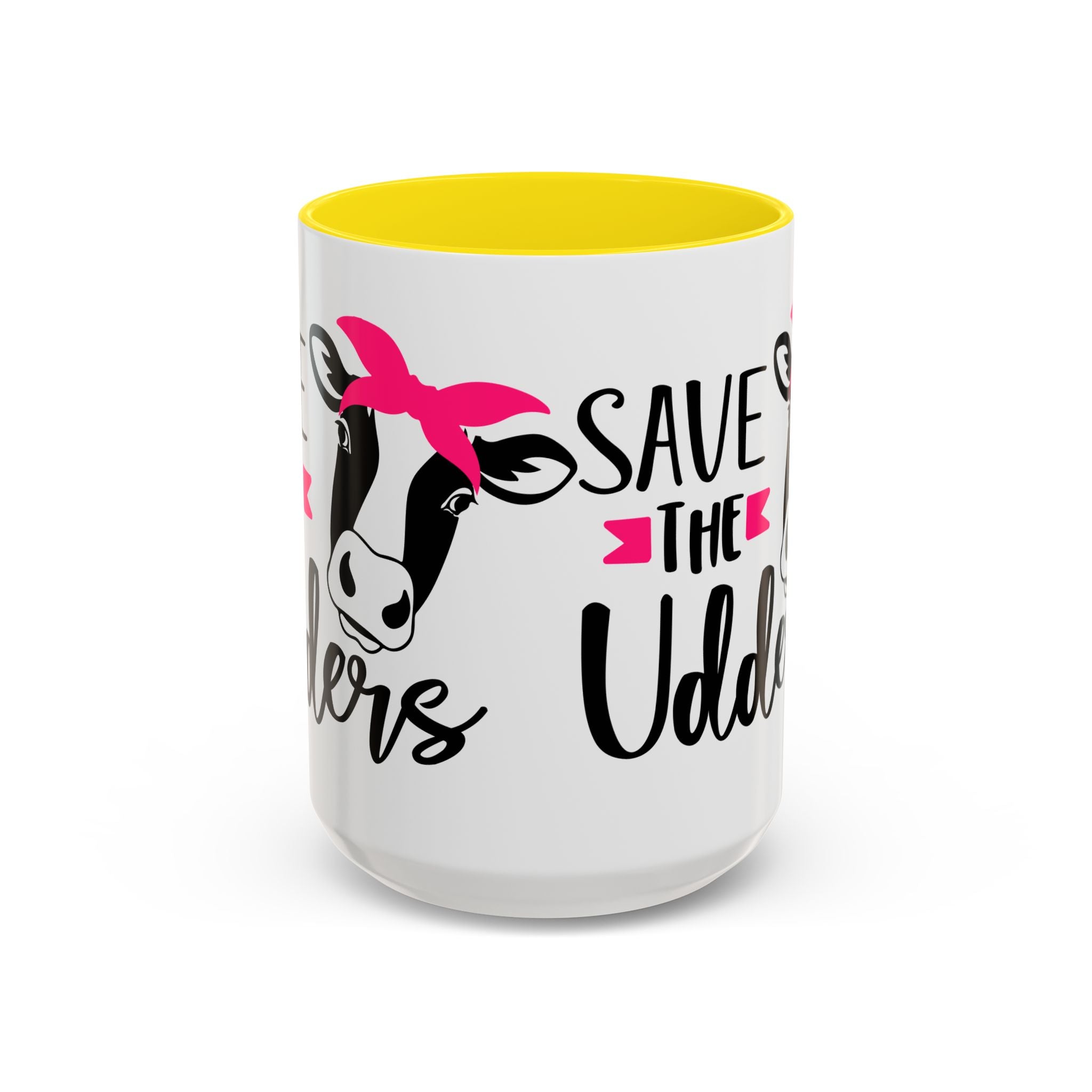 cancer awareness Cute Cow Mug - Save the Utters Coffee Cup, Gift for Animal Lovers,  Mug, Unique Birthday Gift
