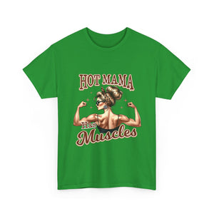 Muscle Mama Tee: Empowering Unisex Cotton Shirt, Gift for Moms, Fitness Lovers, Workout Apparel, Birthday, Mother's Day