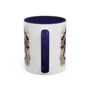 Pug In A Wall Coffee Mug - Cozy Ceramic Cup for Dog Lovers - Cute Pet Gift for Birthdays, Anniversaries, and Holidays
