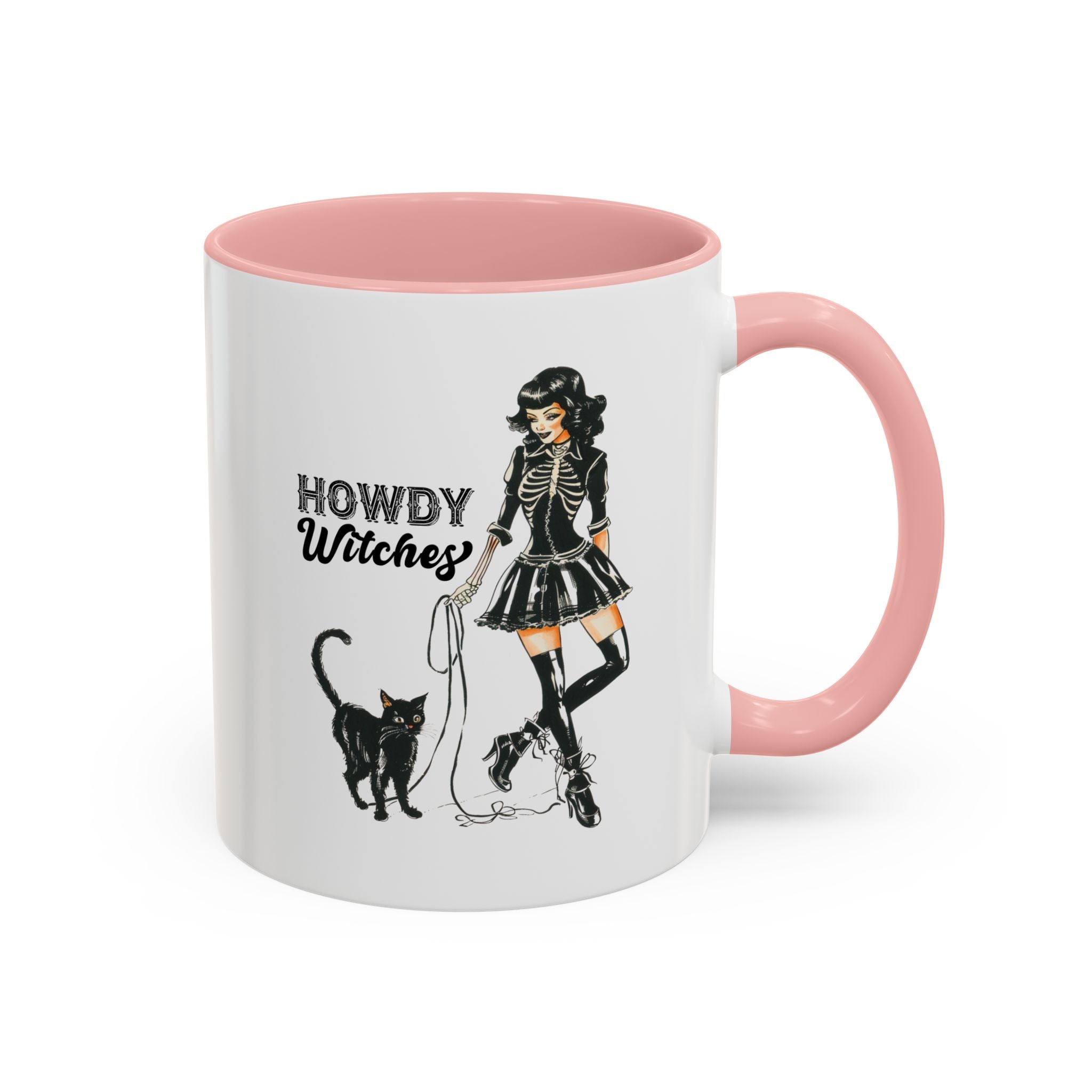 Spooky Cat Coffee Mug, Halloween Gifts, Witchy Home Decor, Black Cat Mug, Cozy Drinkware, Magical Kitchen Accessories