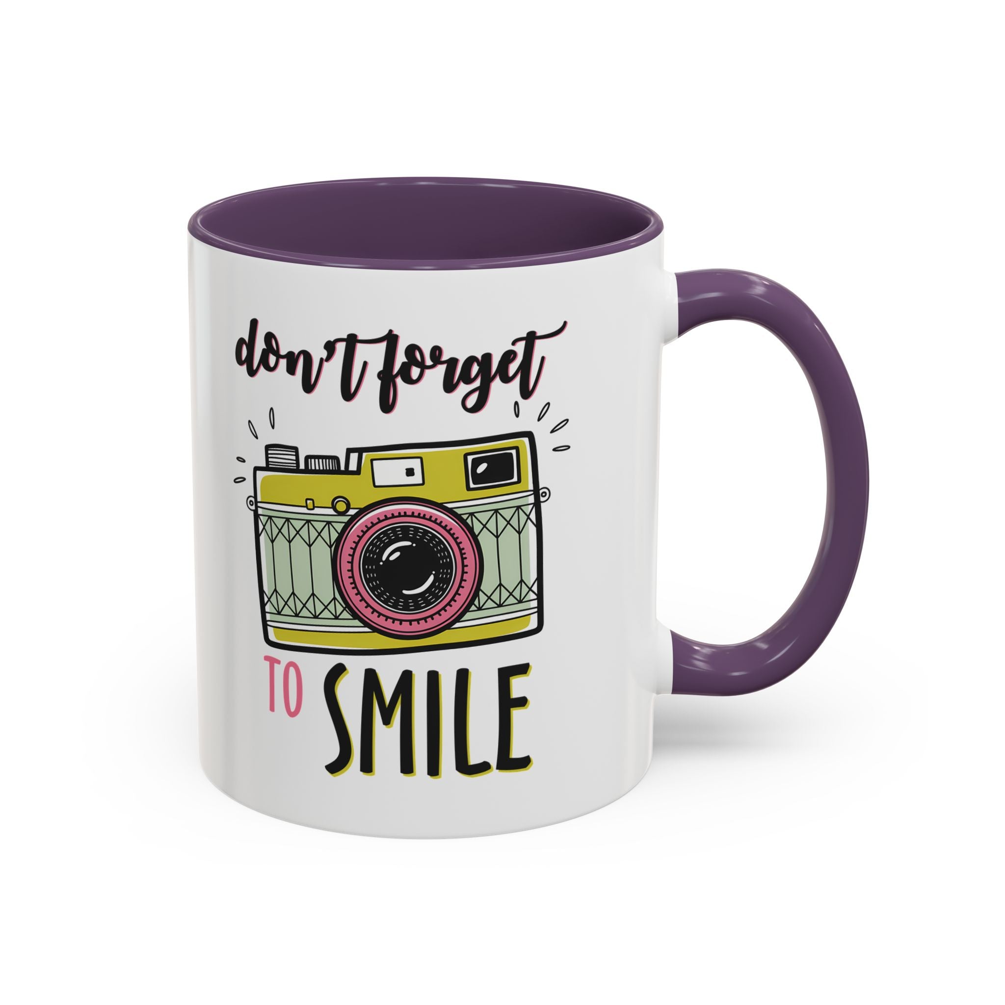 Inspirational Coffee Mug - 'Don't Forget to Smile' mental health