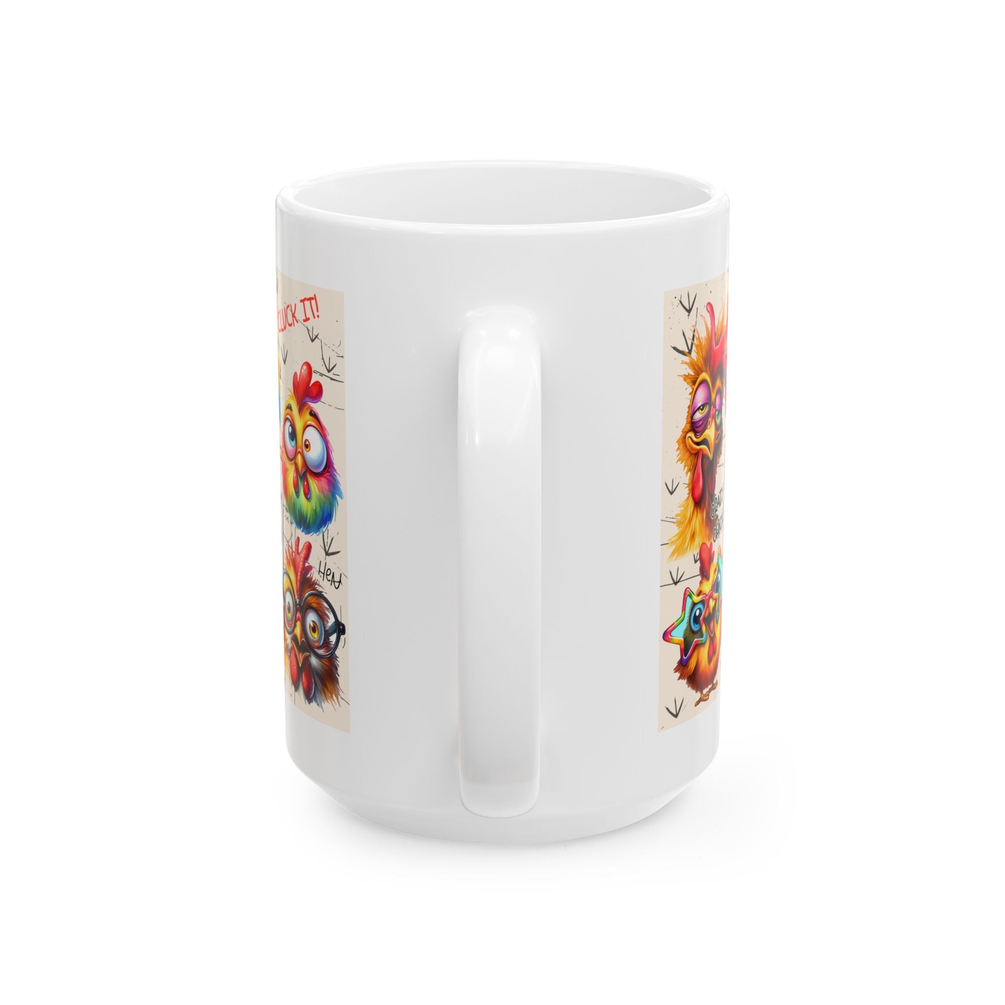 funny Chicken Humor coffee Mug - Fun Gift for Coffee Lovers, Kitchen Decor, Chickens, Quirky Design, Birthday Gift