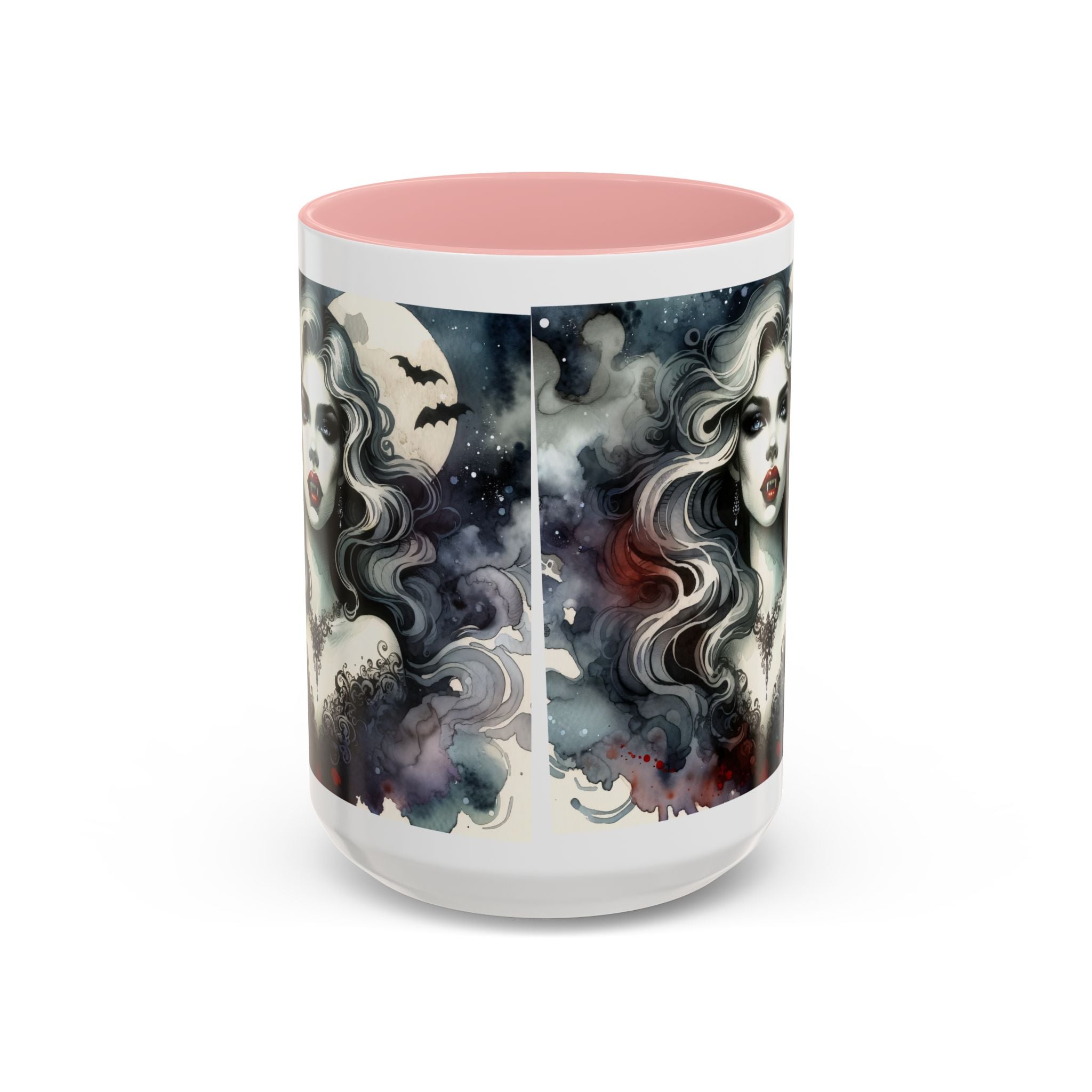 Gothic vampire Elegance Coffee Mug,  Halloween Decor, Dark Art Mug, Spooky Homeware