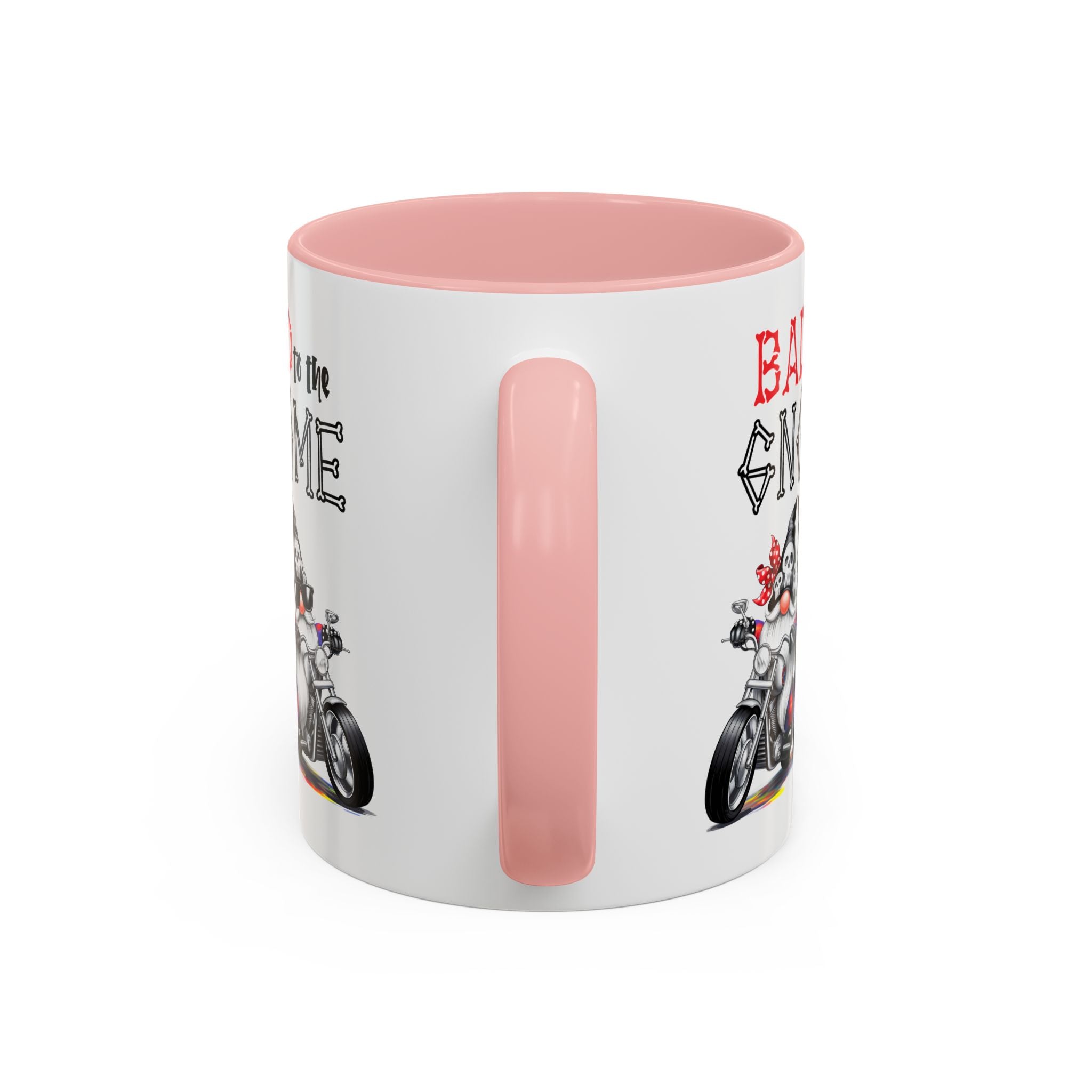 Bad to the Gnome Coffee Mug - 11oz & 15oz Accent Mugs for Bikers & Gnome Lovers