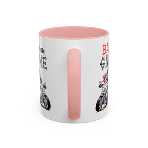 Bad to the Gnome Coffee Mug - 11oz & 15oz Accent Mugs for Bikers & Gnome Lovers
