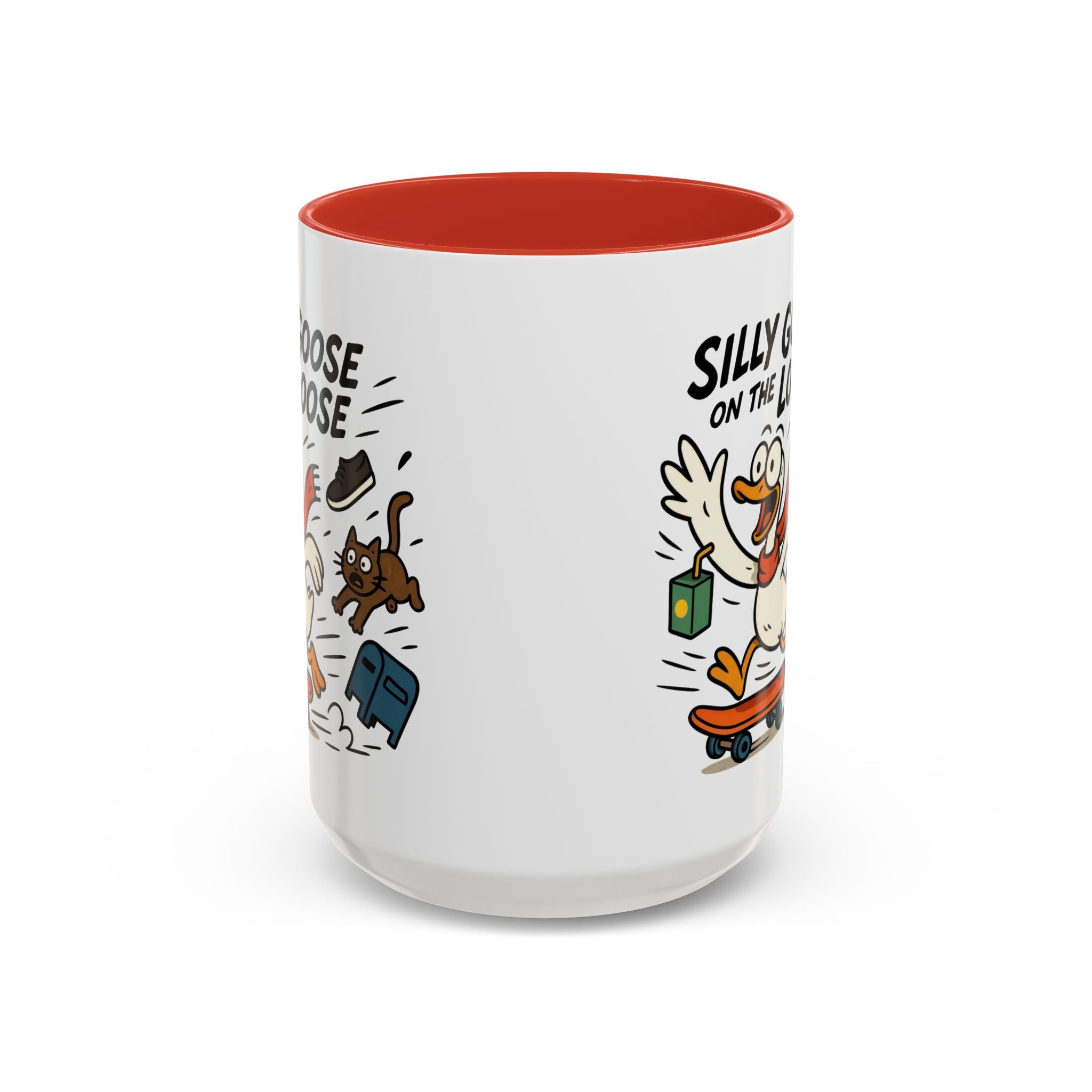 Silly Goose Coffee Mug - Fun Gift for Animal Lovers, Quirky Desk Decor, Inspirational Drinkware, Home & Office Tea Cups