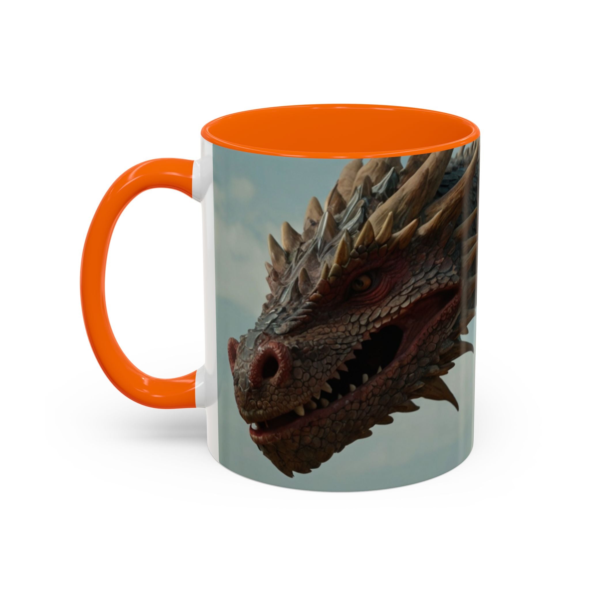 Dragon warrior Fantasy-Themed Accent Coffee Mug gothic