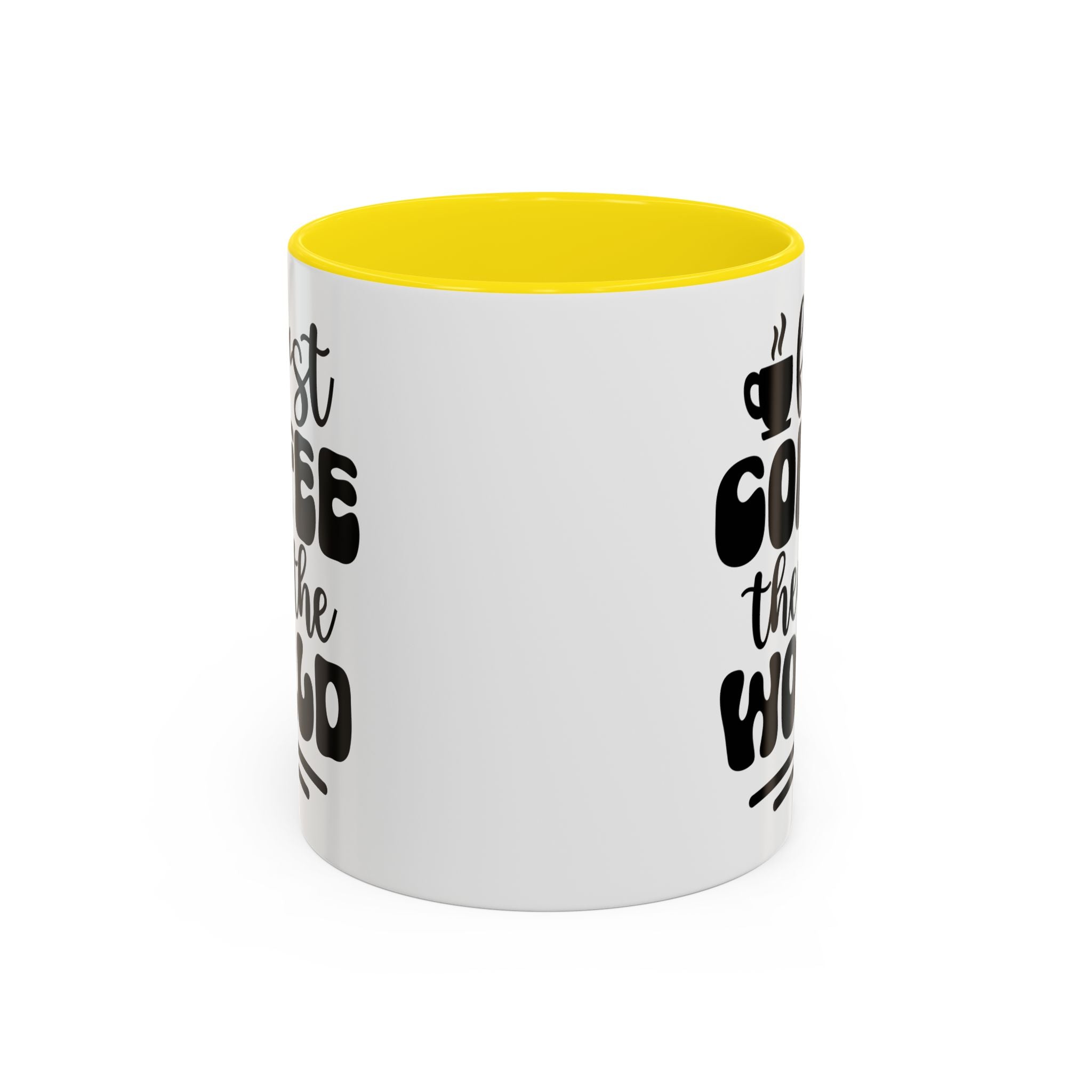 First Coffee Then the World - Stylish Accent Coffee Mug for Coffee Lovers, Gift for Friends, Kitchen Decor, Office Mug, Holiday Present