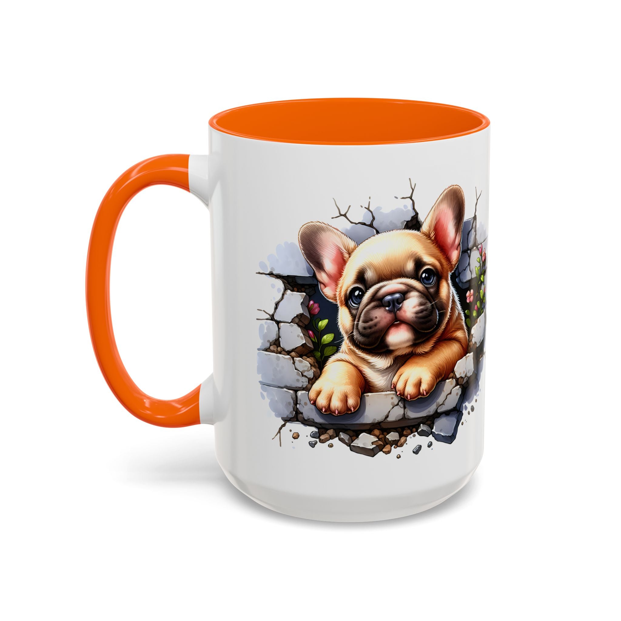 Charming Dog-Themed Coffee Mug, Perfect for Pet Lovers, Gift for Dog Owners, Cute French Bulldog Art, Ideal for Birthdays and Holidays
