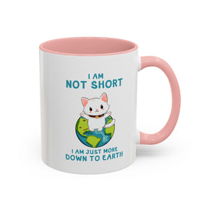 Cute Down to Earth Cat Coffee Mug - Perfect Gift for Cat Lovers