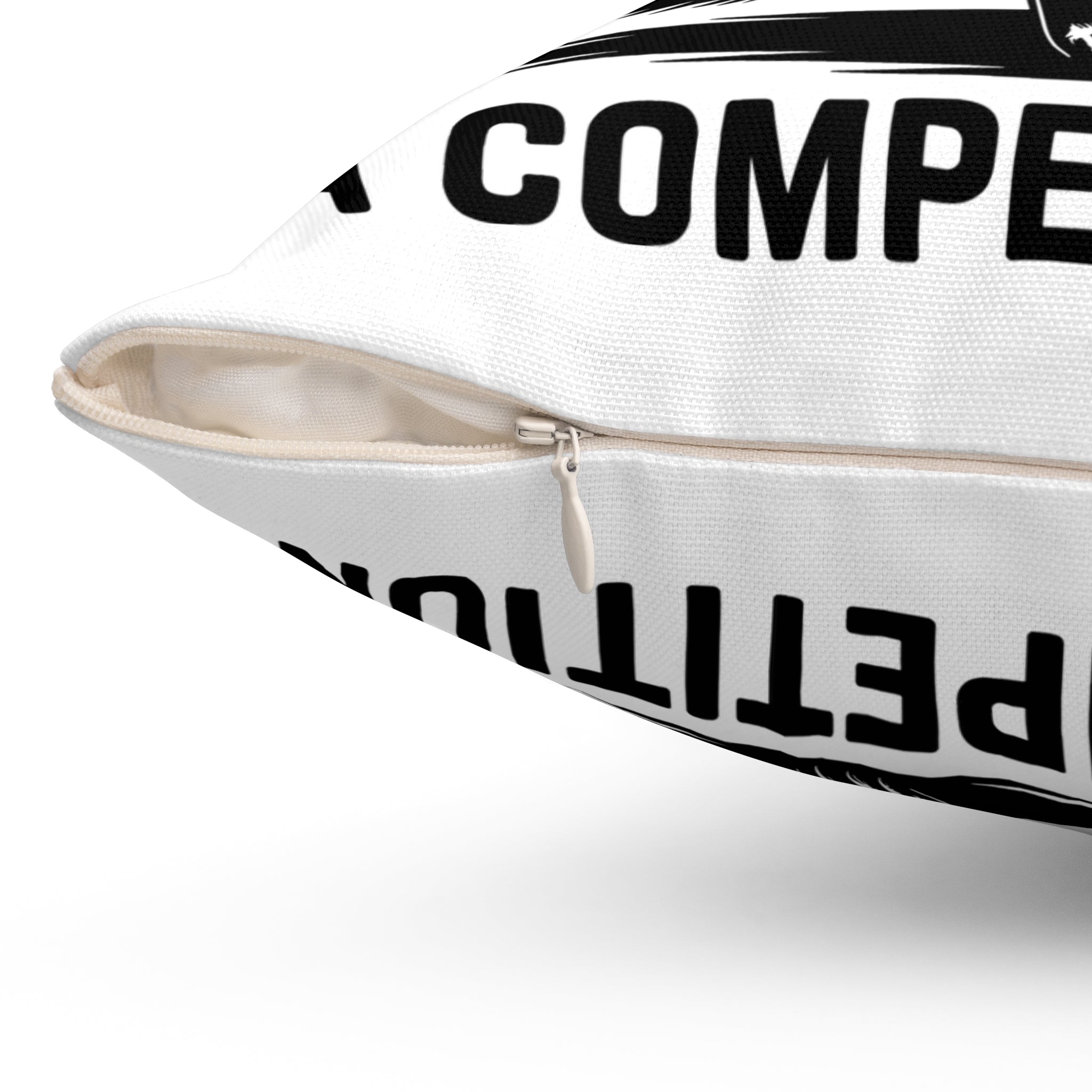 Relax We're All Crazy Raccoon Decorative Throw Pillow positive