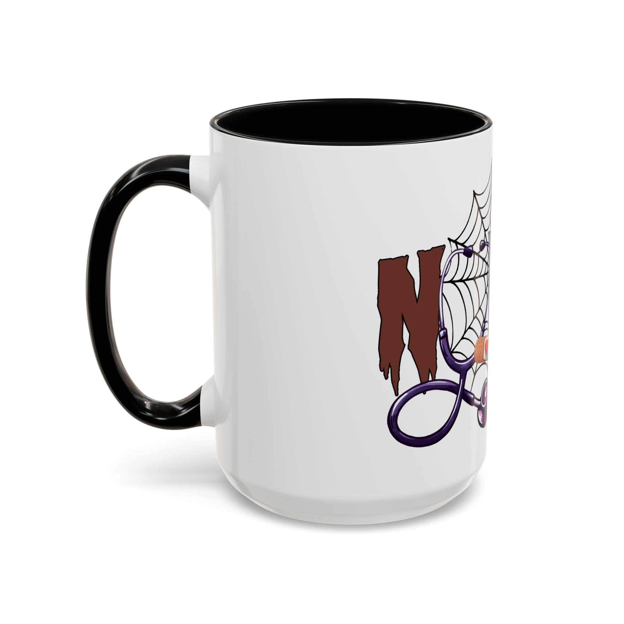 halloween nurse Accent Coffee Mug (11, 15oz) spooky