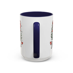 Mama's Accent Coffee Mug | Baseball & Heart Design | Gift for Mom, Mother's Day, Birthday, Coffee Lovers, Baseball Fans