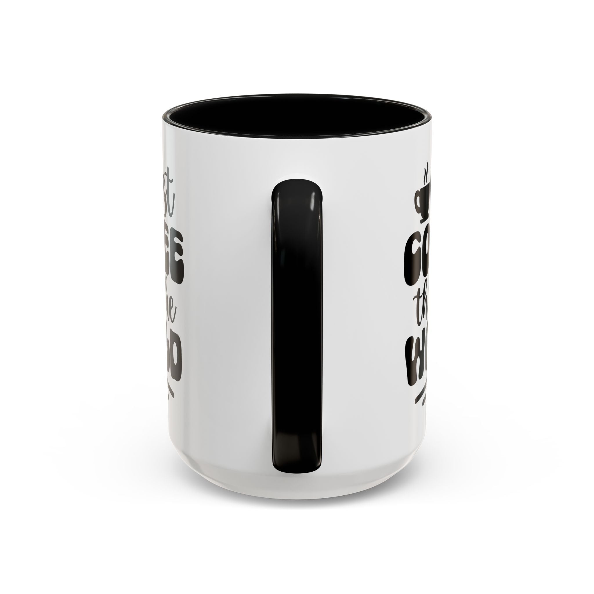 First Coffee Then the World - Stylish Accent Coffee Mug for Coffee Lovers, Gift for Friends, Kitchen Decor, Office Mug, Holiday Present