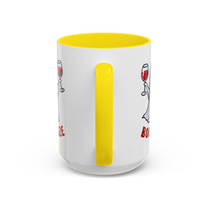 Boozy Ghost Accent Coffee Mug | Funny Halloween Tea Cup, Spooky Gift, Halloween Decor, Ghost Mug for Parties, Unique Drinkware