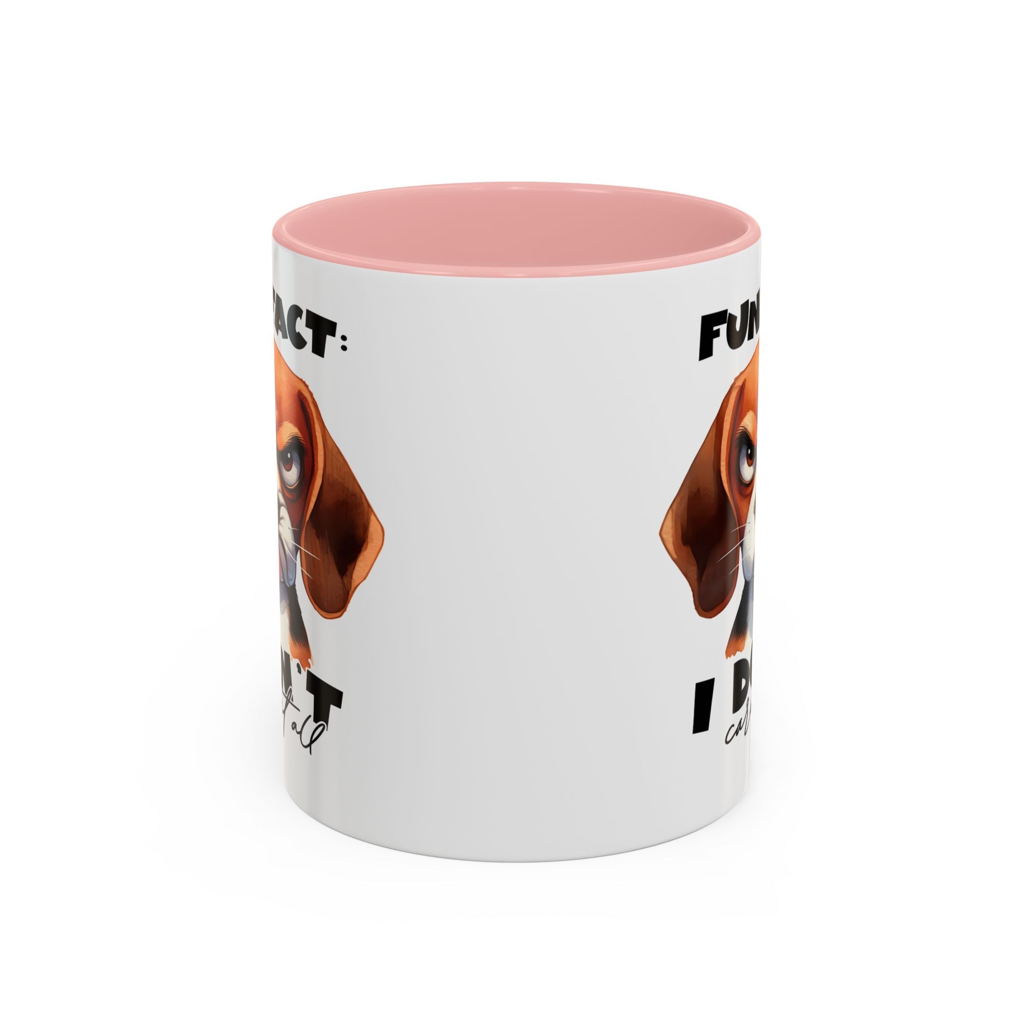 Funny Dog Accent Coffee Mug - Beagle Lover Gift, Pet Owner Present, Unique Animal Mug, Quirky Home Decor, Fun Fact Design