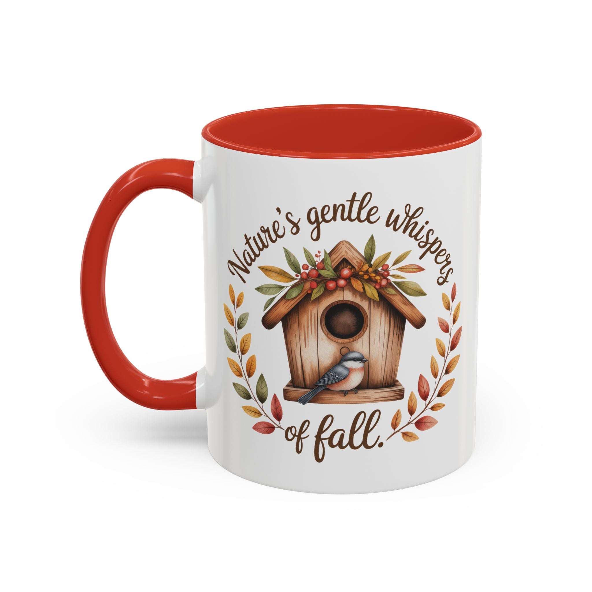 Nature's Gentle Whispers Fall Coffee Mug nature lovers cup