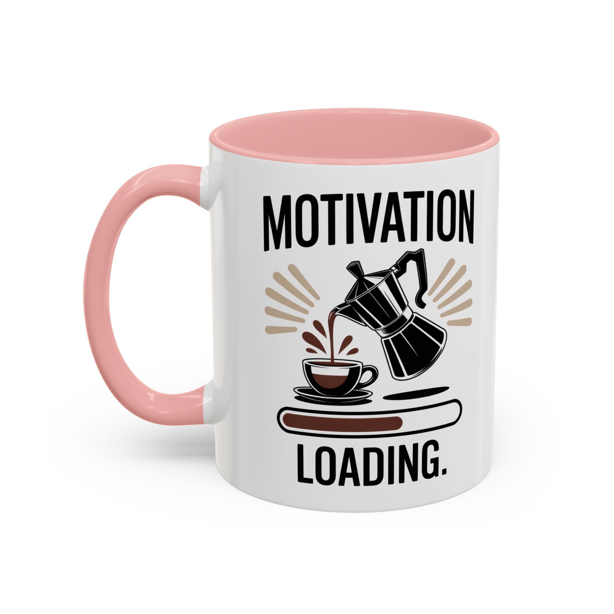 Motivation Loading Coffee Mug - Stylish 11oz & 15oz Accent Mug for Coffee Lovers