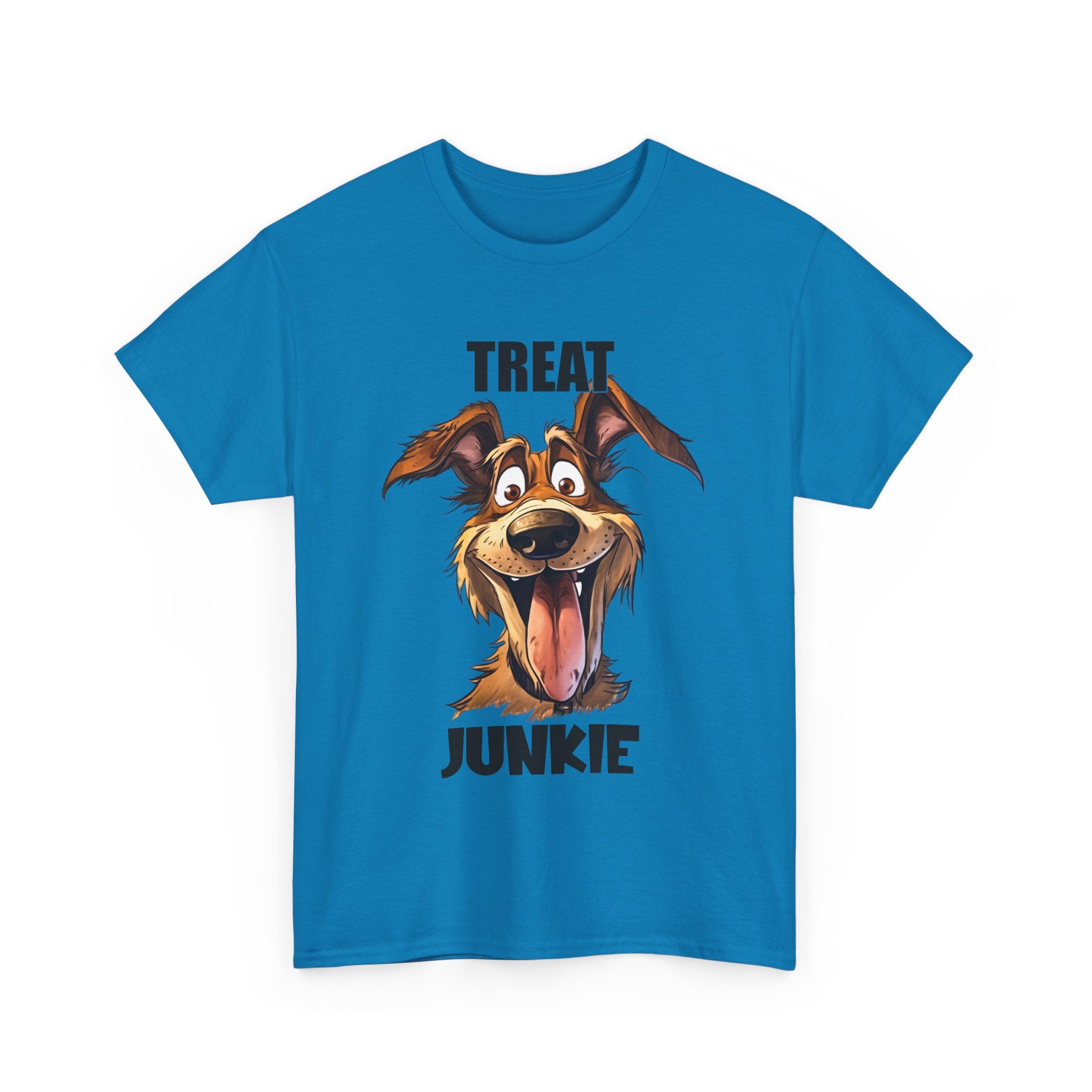 Dog Lovers Treat Junkie Tee, Unisex Dog T-Shirt, Pet Owner Gift, Funny Dog Shirt, Animal Lover Apparel, Dog Enthusiast Gift