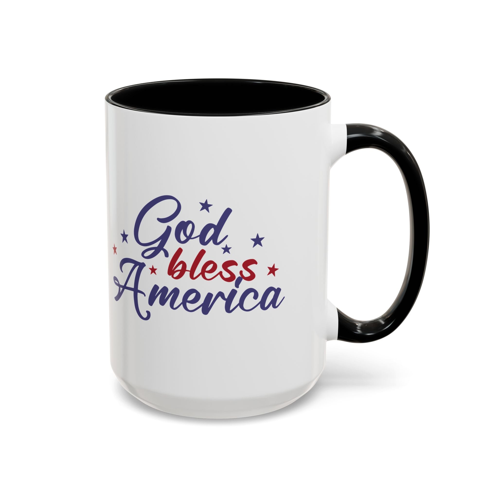 Patriotic Coffee Mug - God Bless America Design