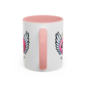 Empowering Heart Coffee Mug | Inspirational Gift for Women, GRL PWR Mug, Cute Kitchen Decor, Unique Friendship Gift, Motivational Coffee Cup