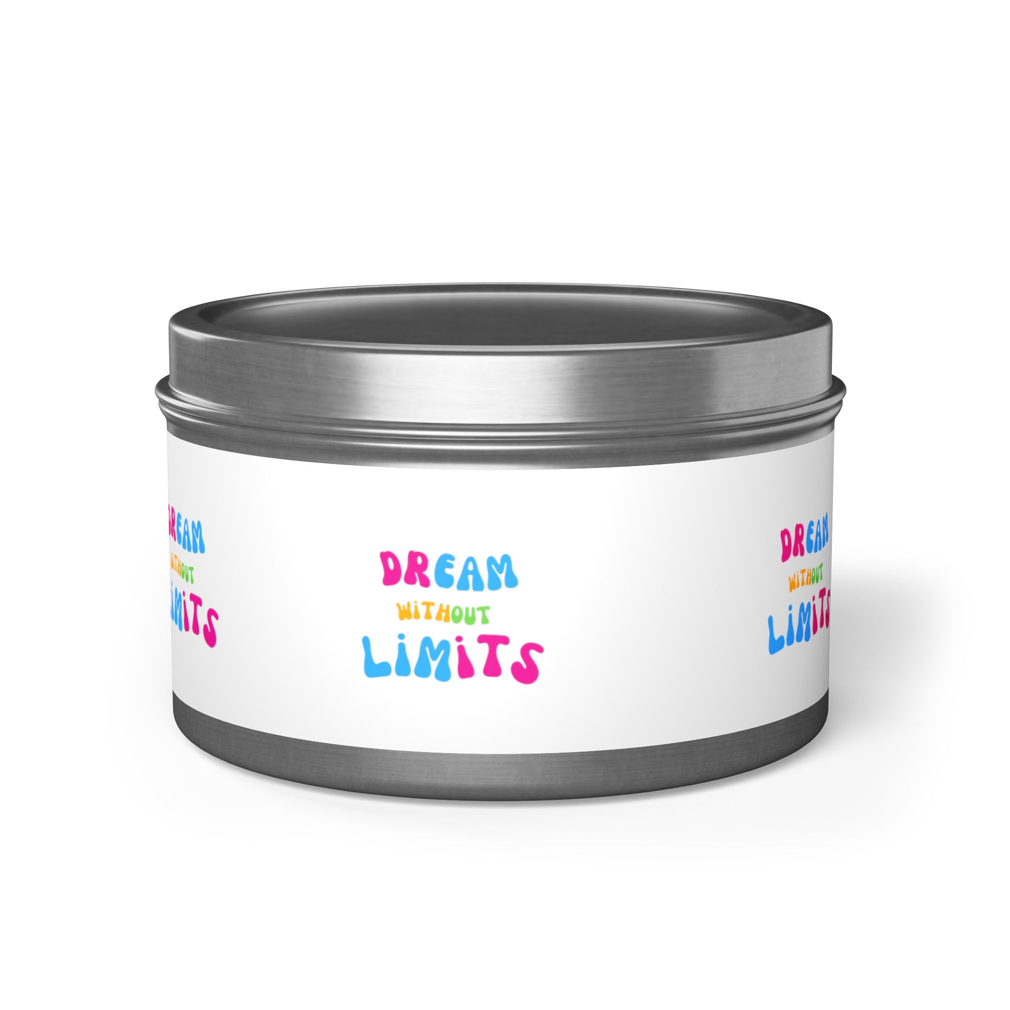 Dream without limits scented Tin Candles