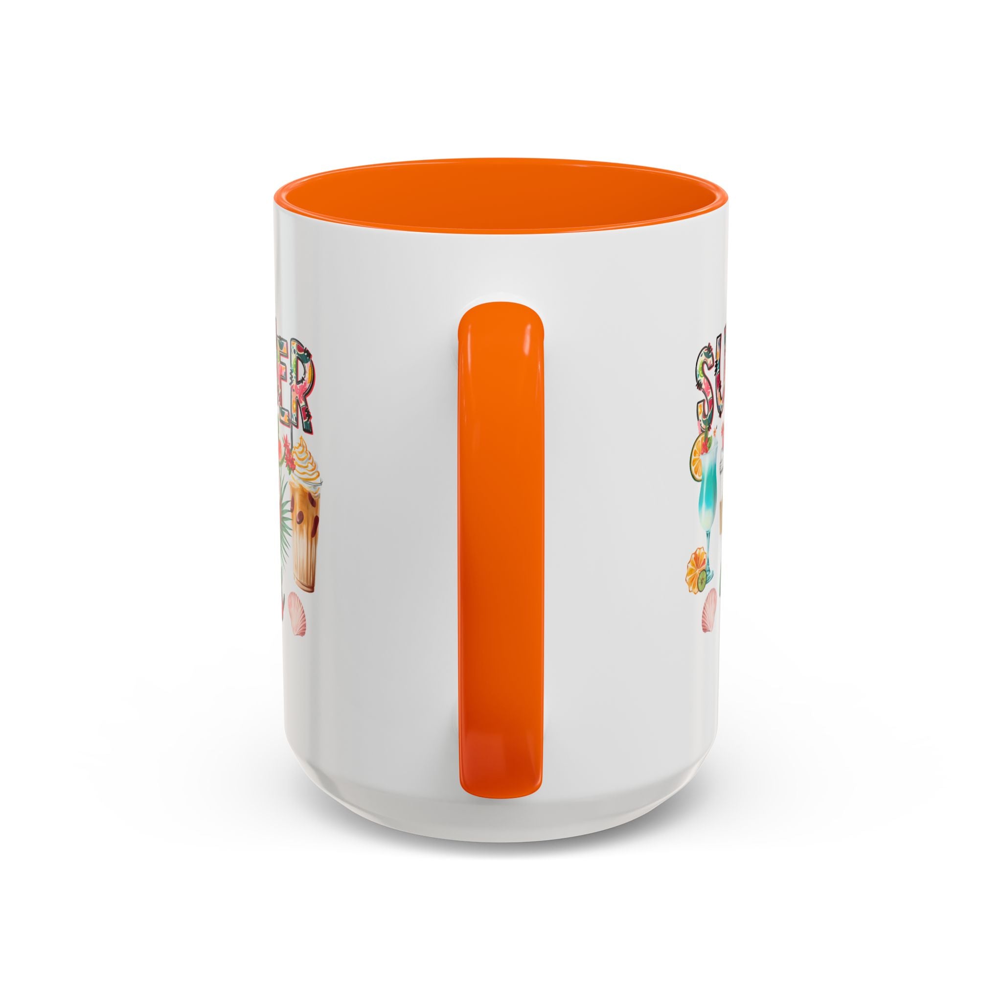 Summer Vibes Accent Coffee Mug - 11oz & 15oz - Perfect for Sunny Days & Celebrations