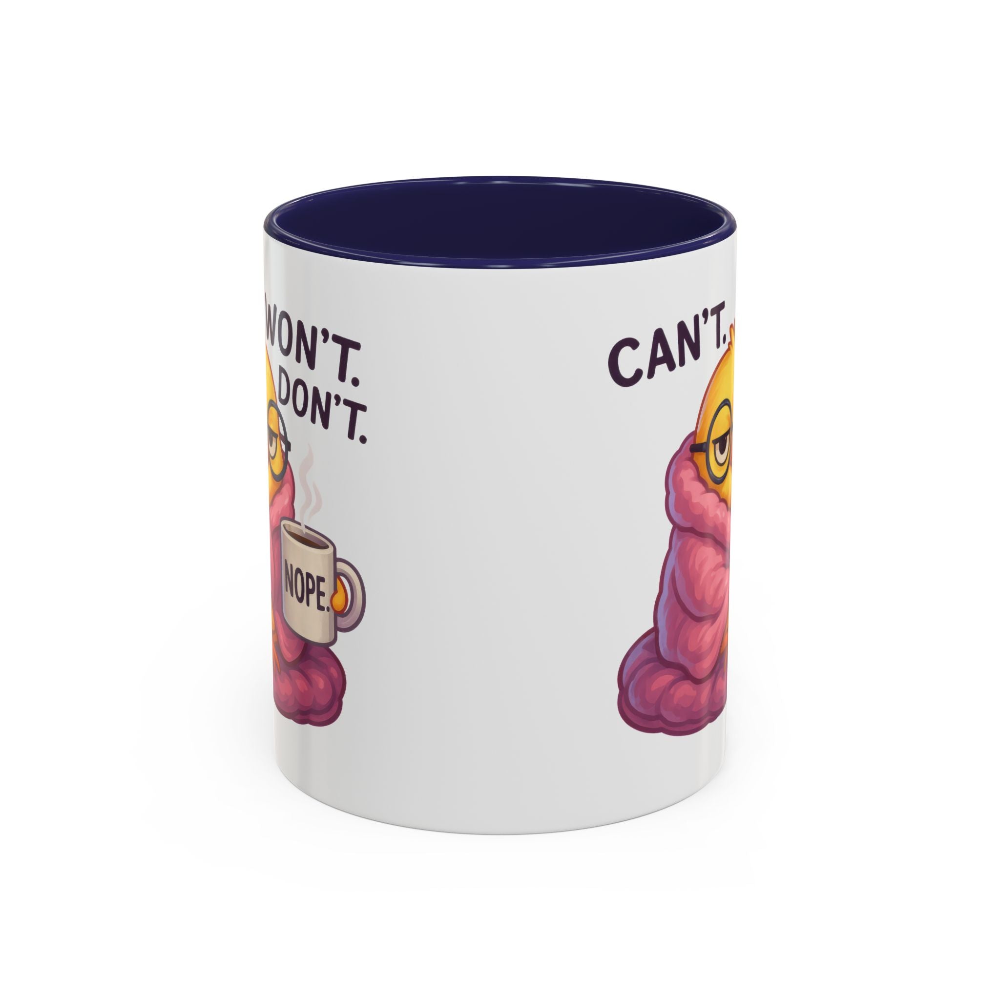 Cozy Cartoon Coffee Mug - Perfect for Lazy Days, Gifts for Friends, Cute Coffee Cups, Inspirational Morning Mug, Funny Beverage Container