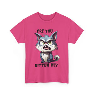 Are You Kitten Me? Cat Lover Tee, Funny T-Shirt, Gift for Cat Owners, Unisex Cotton Tee, Cute Kitten Shirt, Pet Lovers Apparel