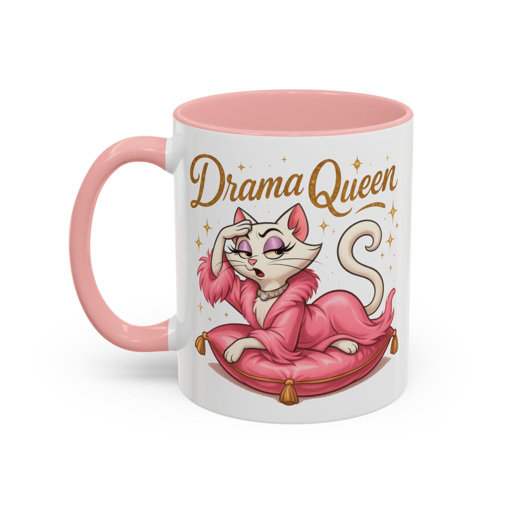 Drama Queen Coffee Mug - Fun Gift for Cat Lovers, Unique Mug for Tea or Coffee, Perfect for Birthdays, Mother's Day & Housewarming
