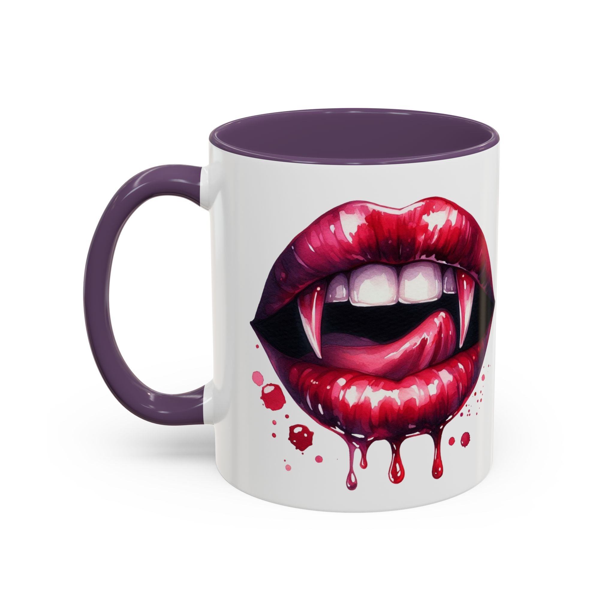 Gothic Vampire Teeth Coffee Mug – Perfect for Halloween, Spooky Occasions, Gift for Horror Lovers, Unique Accent Cup