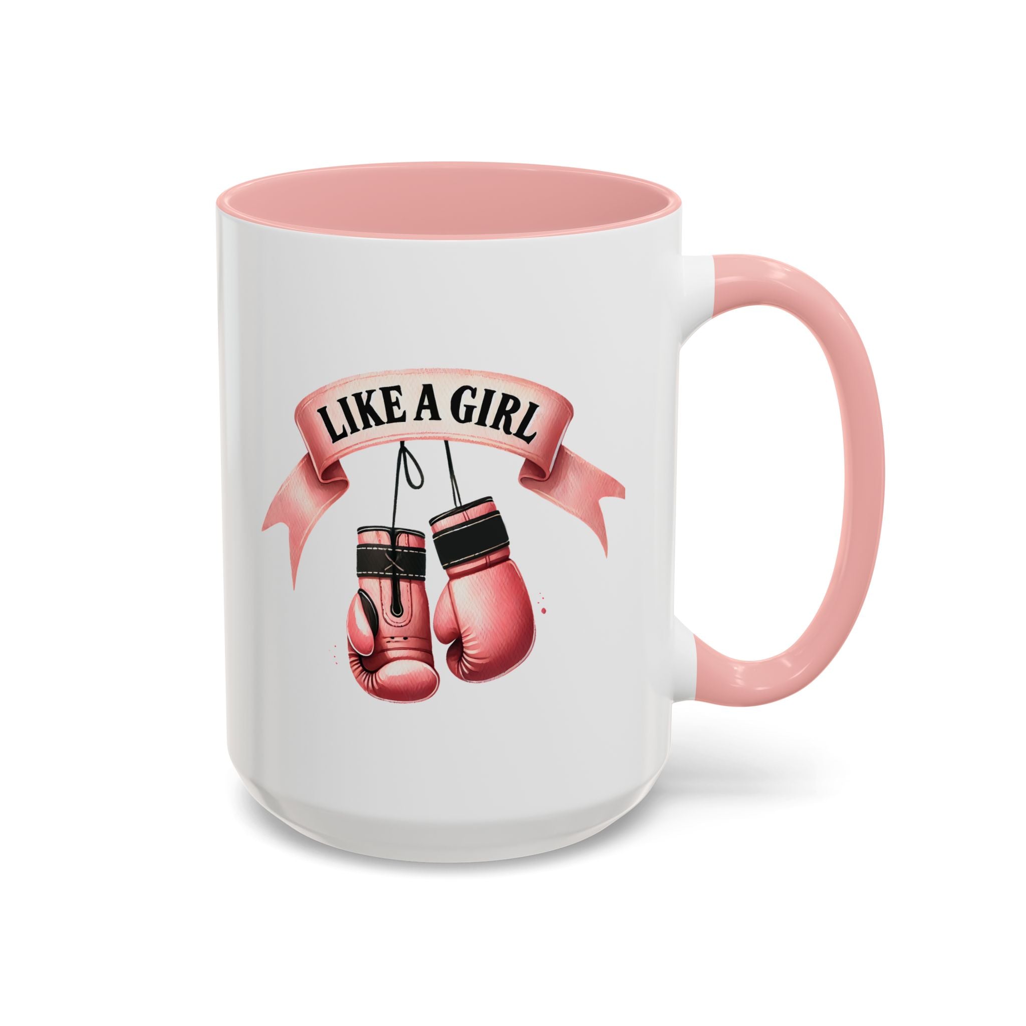 Boxing Motivation Coffee Mug | Like a Girl | Empowerment Gift, Sports Mug, Inspirational Gift, Fitness Accessory, Coffee Lover