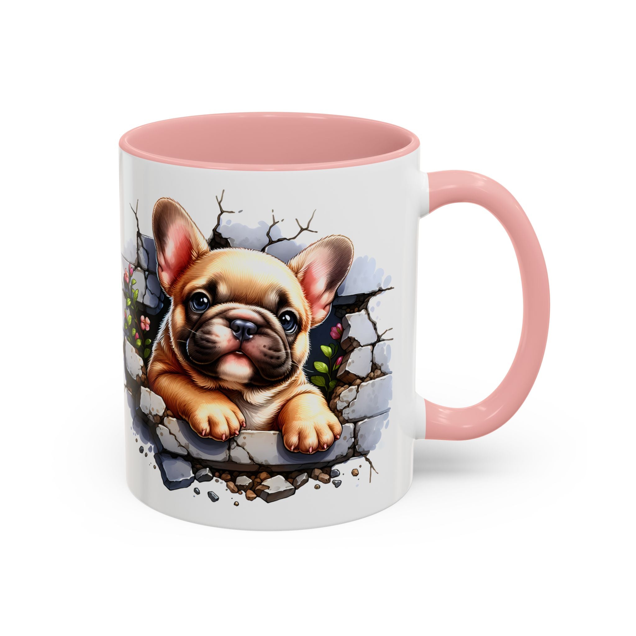 Charming Dog-Themed Coffee Mug, Perfect for Pet Lovers, Gift for Dog Owners, Cute French Bulldog Art, Ideal for Birthdays and Holidays