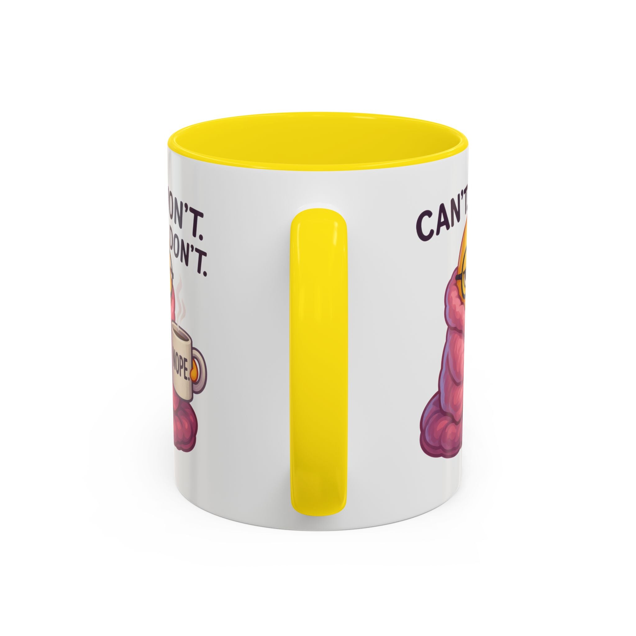 Cozy Cartoon Coffee Mug - Perfect for Lazy Days, Gifts for Friends, Cute Coffee Cups, Inspirational Morning Mug, Funny Beverage Container