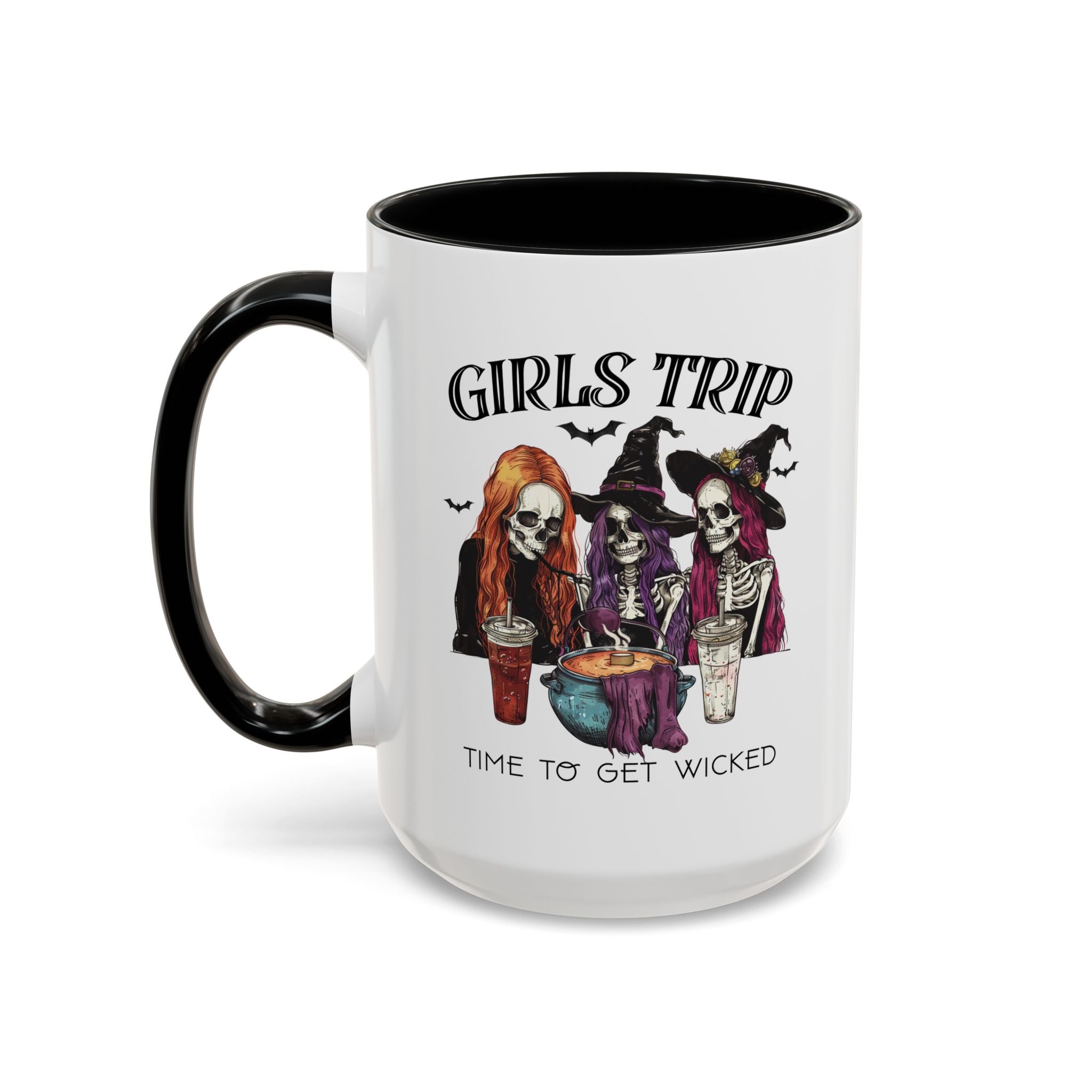 Wicked Girls Trip Coffee Mug, Halloween Gift, Spooky Vibes, Friends Gatherings, Witchy Decor, Fun Drinking Mug