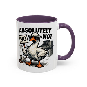 Sassy Coffee Mug, Humorous Gift for Geese Lovers, Fun Office Desk Decor, Funny Animal Cup, Quirky Kitchenware