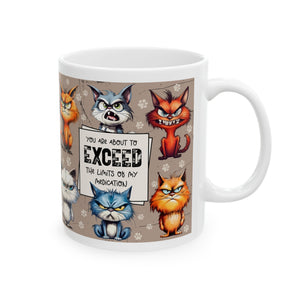 Funny Cat coffee Mug - Purrfect Gift for Cat Lovers, Coffee Mug, Tea Cup, Animal Lover Gift, attitude sarcasm