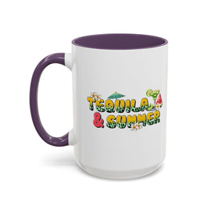 Summer Vibes Coffee Mug - Tequila & Summer Design