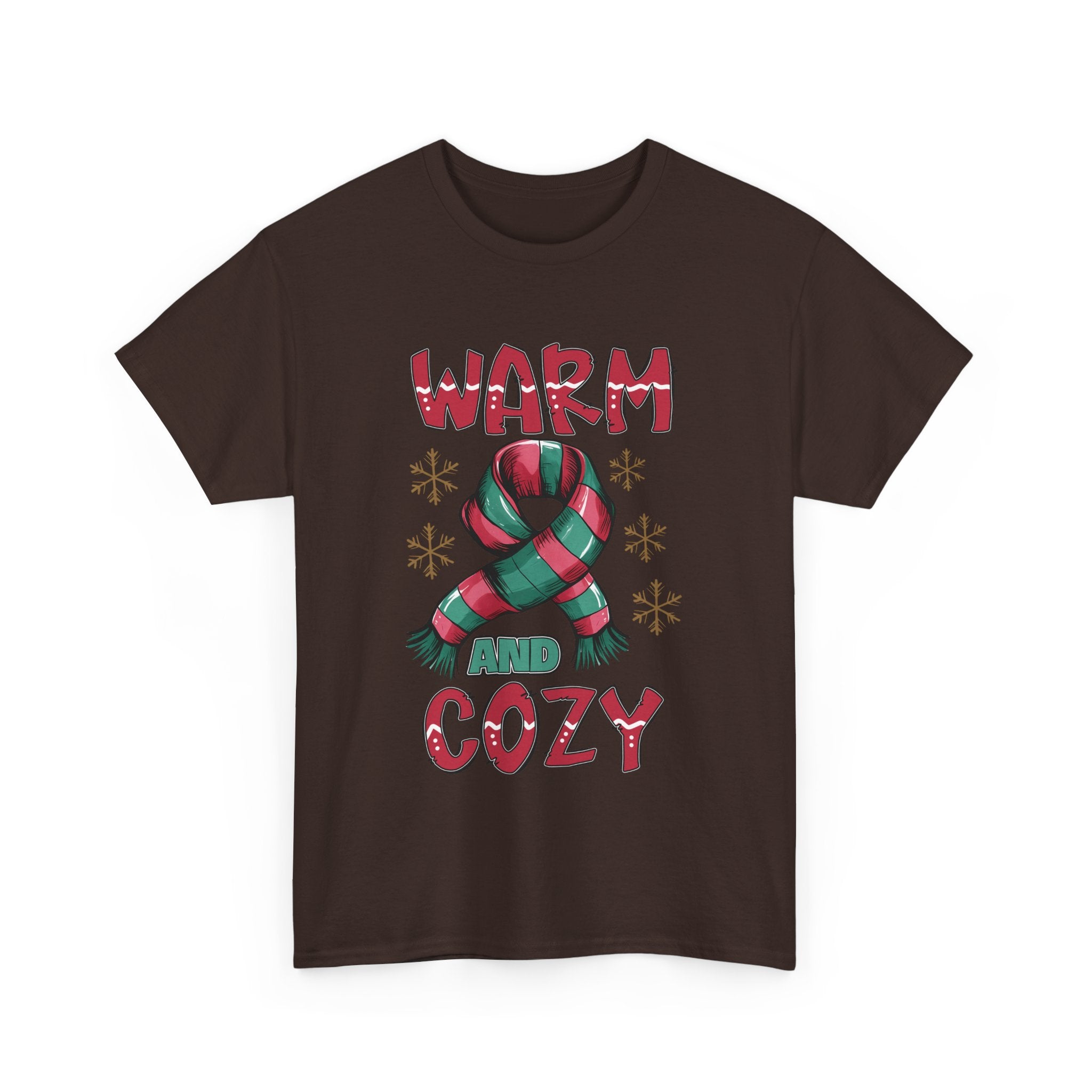christmas warm and cozy Unisex Heavy Cotton Tee men women