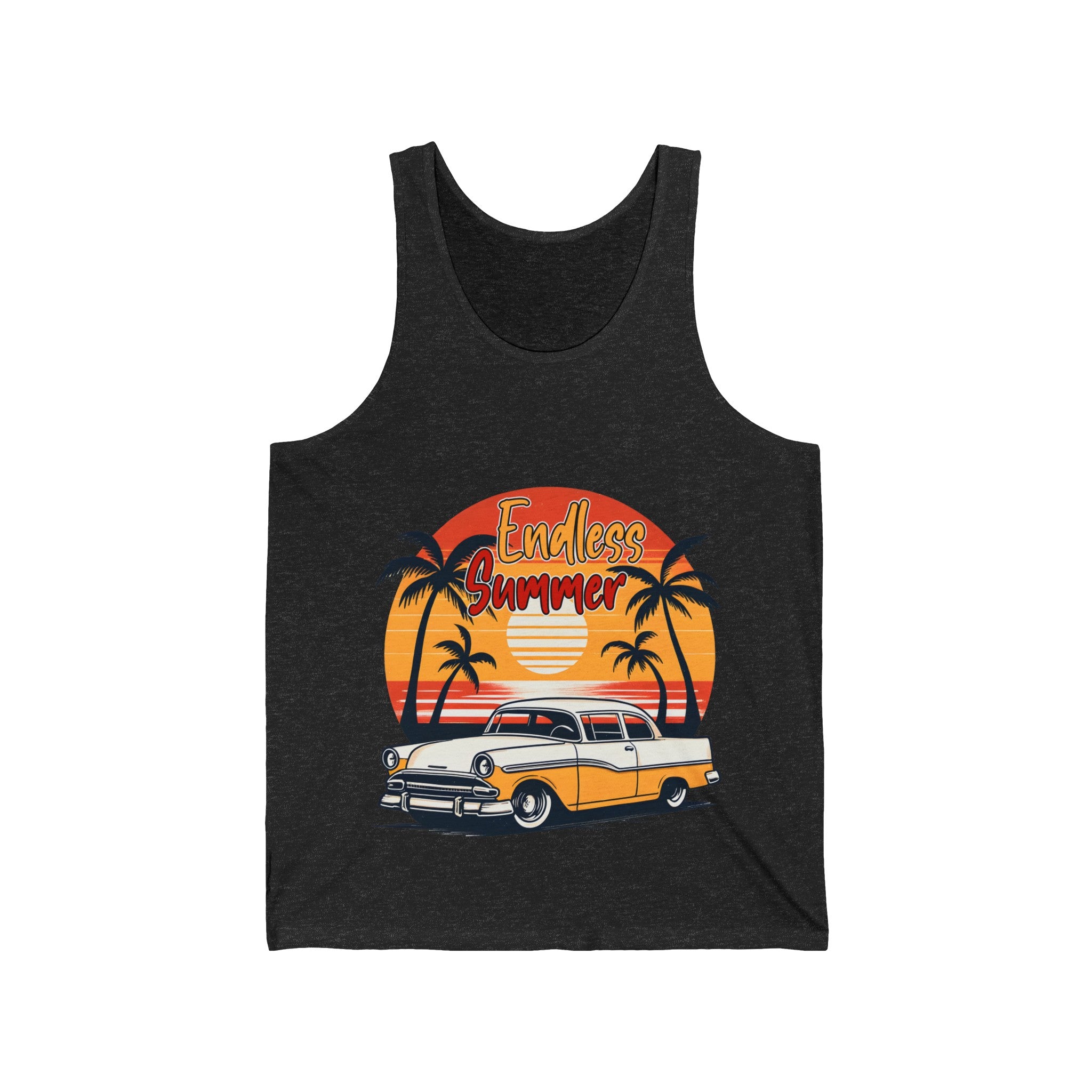 endless summer retro beach Unisex Jersey Tank by mrdragonsfire