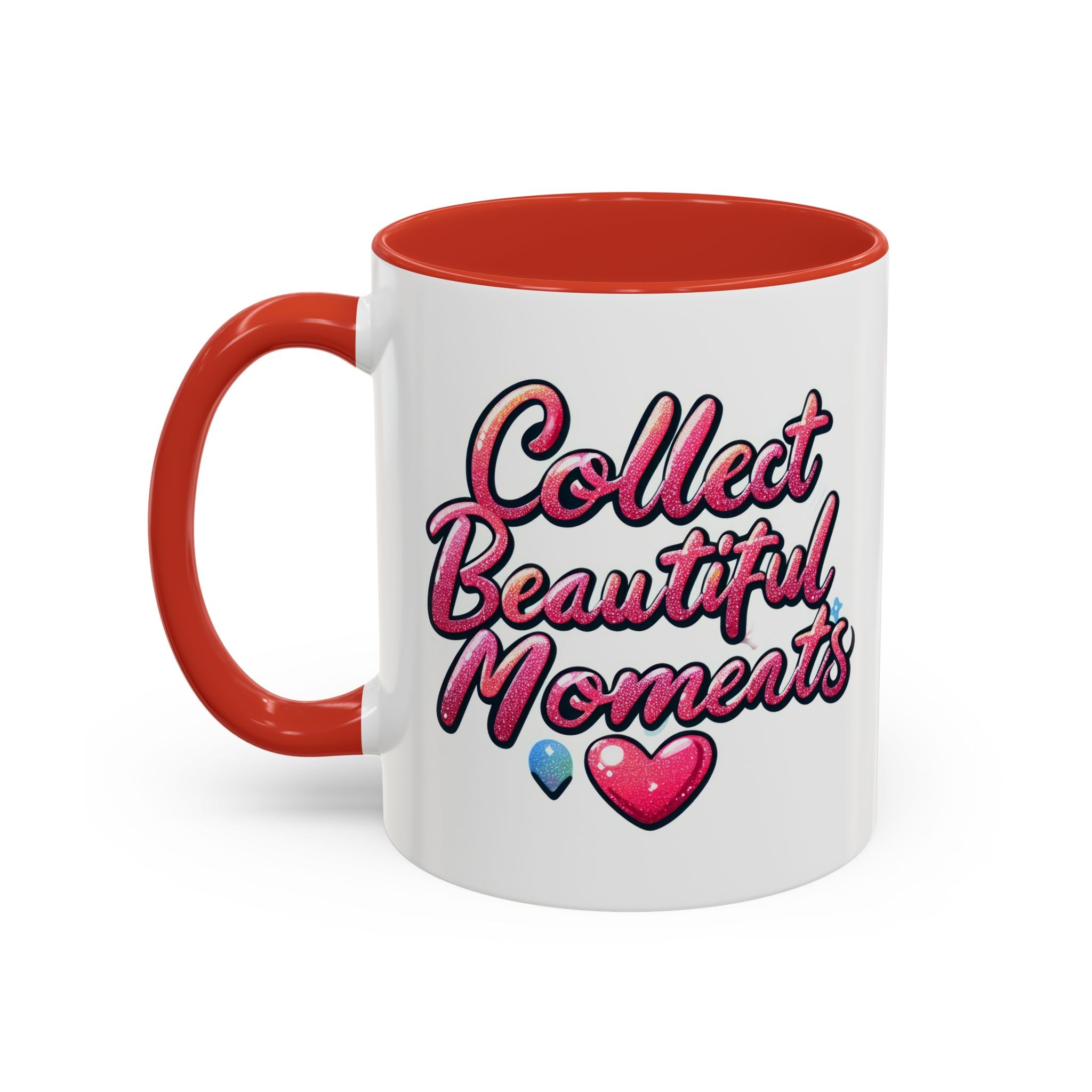 Collect Beautiful Moments Coffee Mug - 11oz & 15oz positive vibe love heart cup