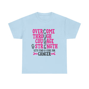 Inspirational Cancer Awareness Tee, Unisex Cotton Shirt, Supportive Tee, Gift for Survivors, Breast Cancer Awareness, Strength and [...]