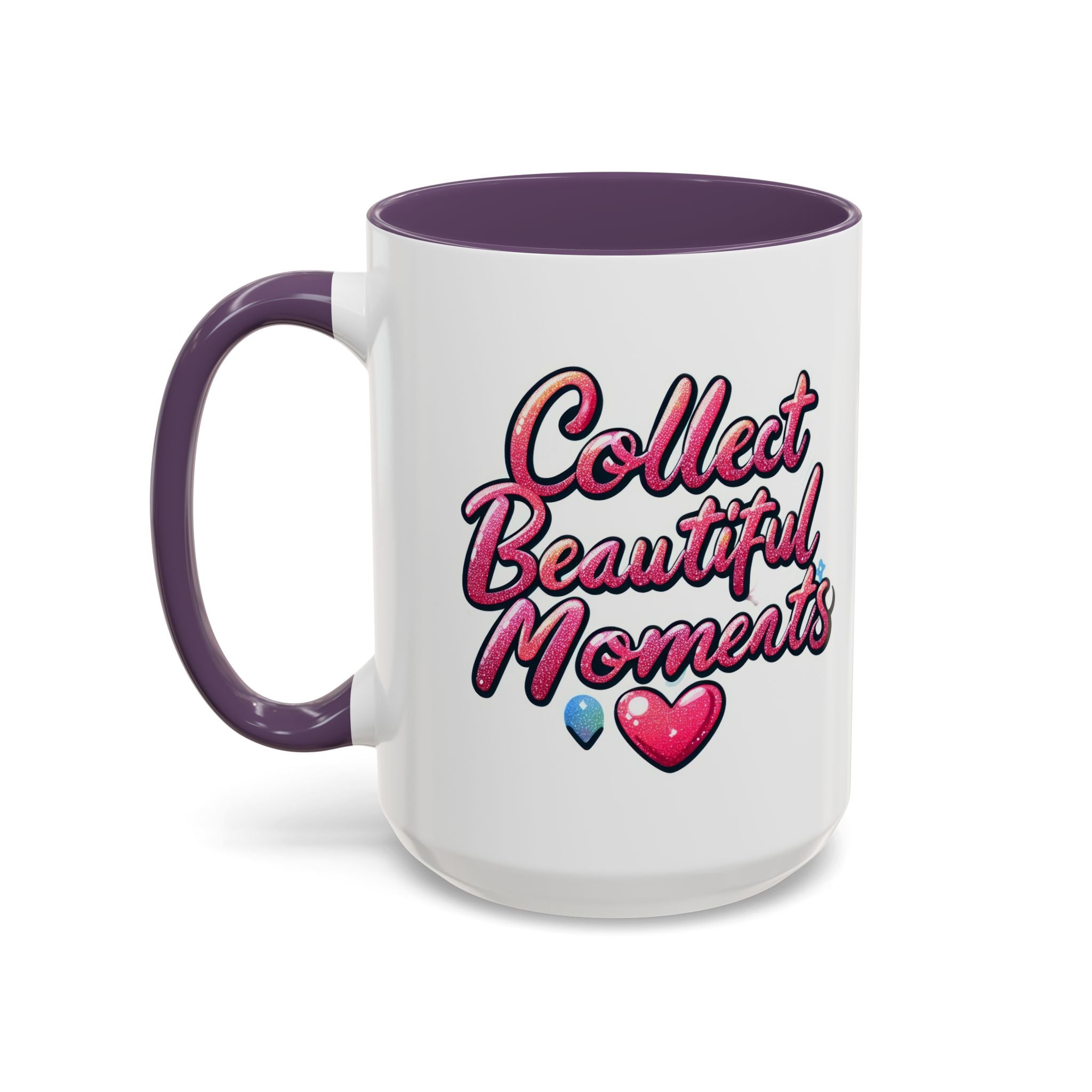 Collect Beautiful Moments Coffee Mug - 11oz & 15oz positive vibe love heart cup