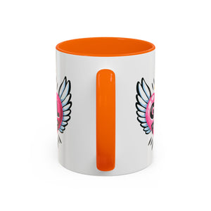 Empowering Heart Coffee Mug | Inspirational Gift for Women, GRL PWR Mug, Cute Kitchen Decor, Unique Friendship Gift, Motivational Coffee Cup