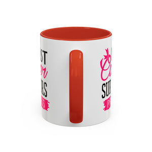 Breast Cancer Survivors Coffee Mug, Inspirational Cancer Gift, Supportive Awareness Mug, Gift for Survivors, Encouraging Morning Coffee
